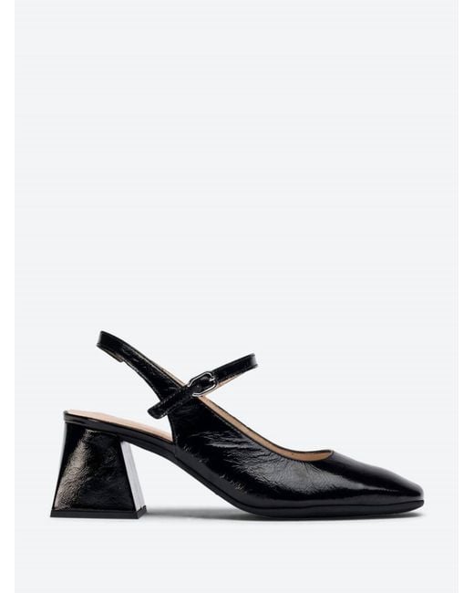 Wonders White Slingback Heels