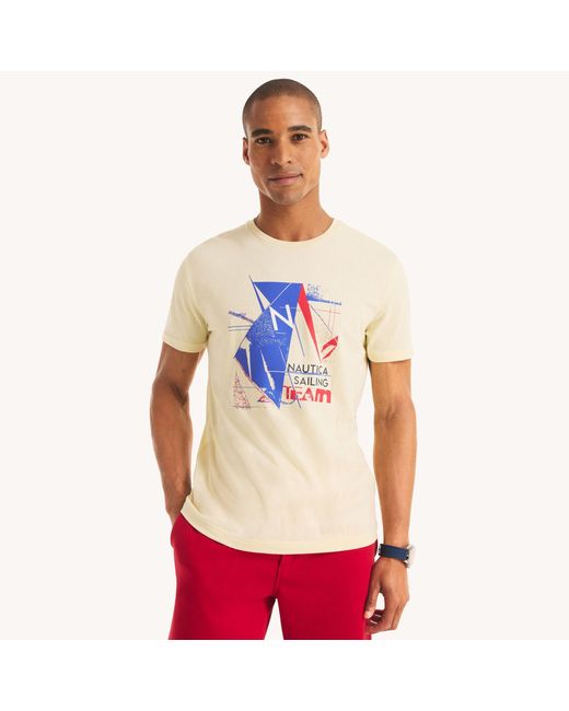 Nautica Multicolor Sailing Team Graphic T-Shirt for men