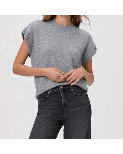 PAIGE Gray Nepheli Sweater