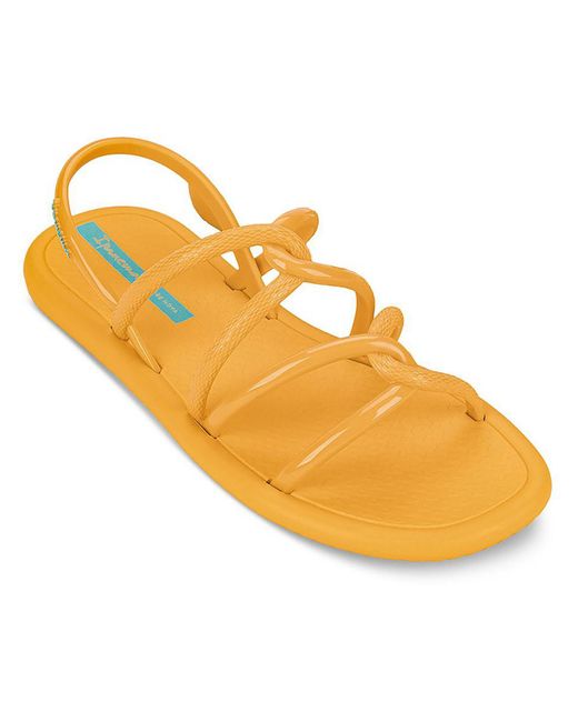 Ipanema Metallic Casual Footbed Slingback Sandals