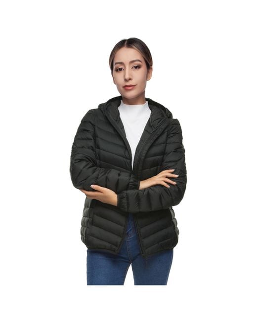 Rokka&Rolla Black Light Packable Puffer Jacket