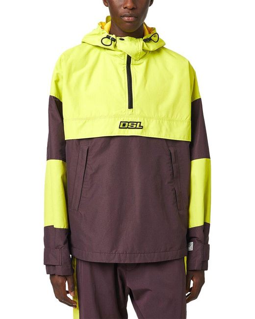 DIESEL Yellow Glubb Jacket for men