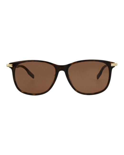 Montblanc Brown Square-frame Acetate Sunglasses for men