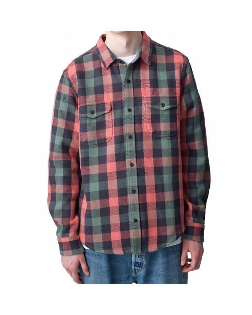 Outerknown Multicolor Blanket Button Down Shirt for men