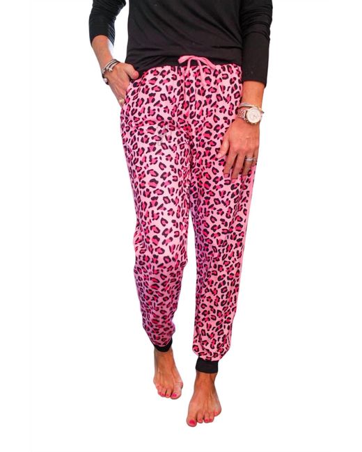 Jess Lea Red Leopard Jogger