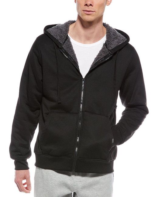 Eddie Bauer Black Fleece Zip Hoodie for men