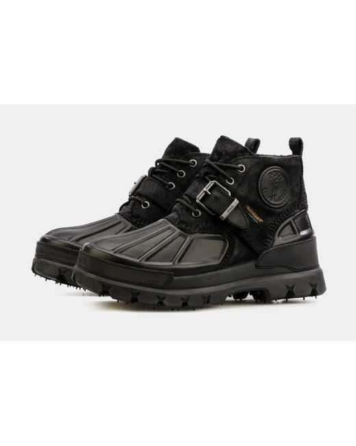 Polo Ralph Lauren Black 812845237001 Oslo High Top Waterproof Boots Yum149 for men