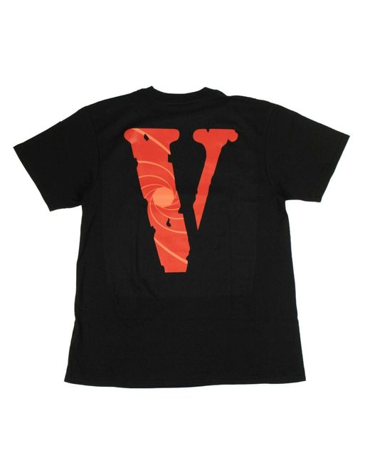 Vlone(GOAT) Black Vice City Short Sleeve T-shirt for men