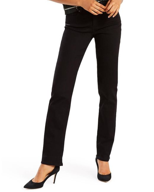 Levi's Black Classic Straight Leg Regular-Fit Soft Jean
