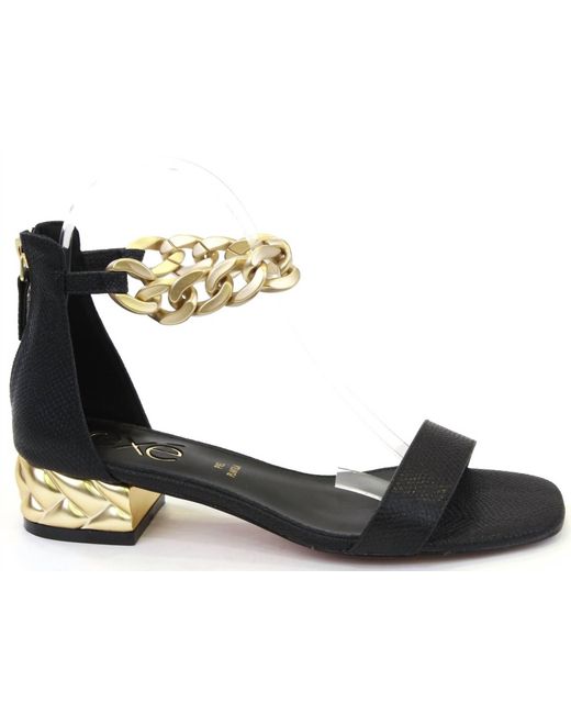 Exe' Black Katy Sandal