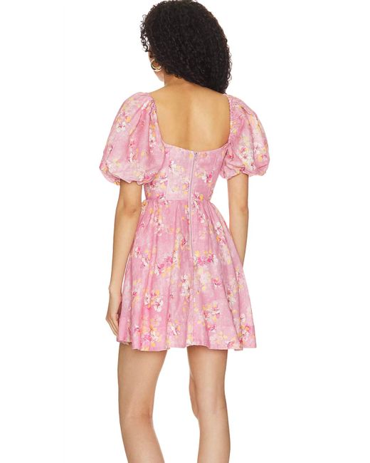 Bardot Pink Kiah Corset Mini Dress