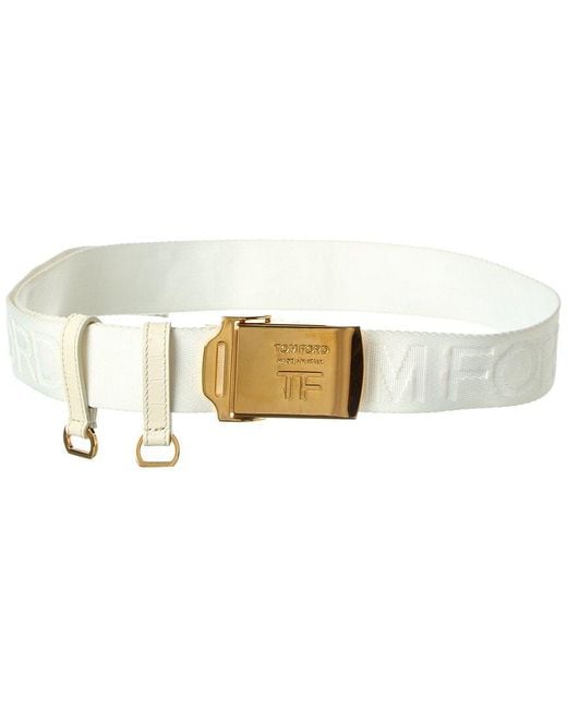 Tom Ford White Belt
