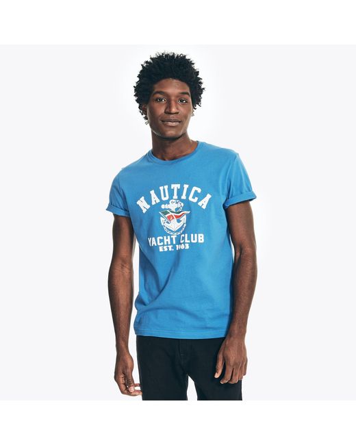 Nautica Cotton Yacht Club Graphic T 
