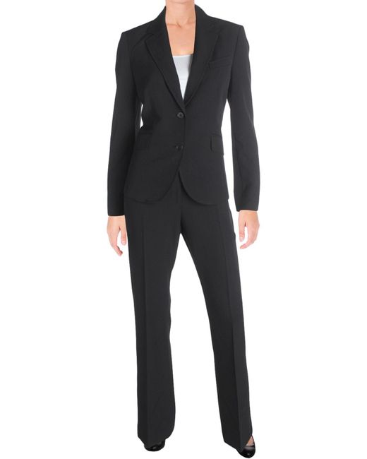 Anne Klein 3pc Work Pant Suit in Black | Lyst