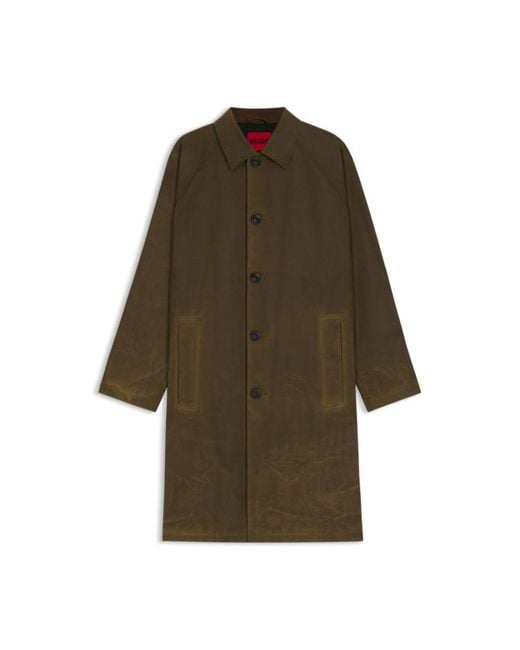 HUGO Green Regular-Fit Coat for men