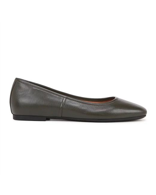 Vionic Gray Orinda Square Toe Ballet Flat