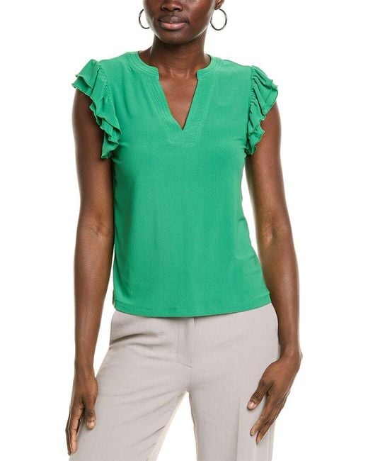 Cece Green Top