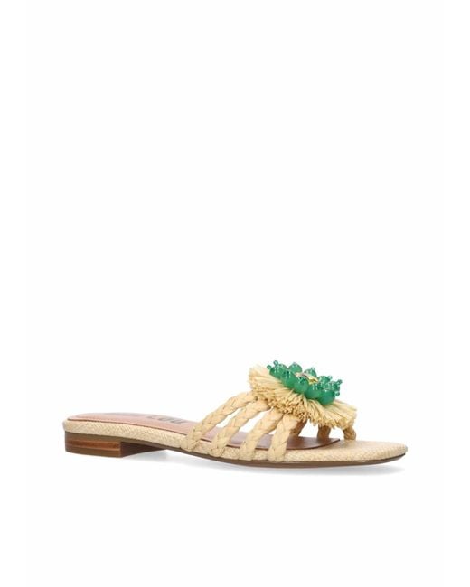 Bibi Lou Metallic Vavin Flower Slide