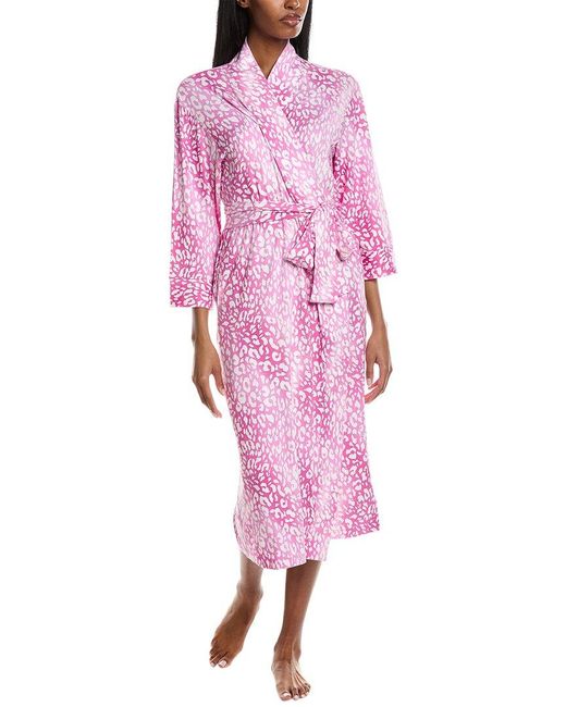 N Natori Pink Cozy Knit Robe
