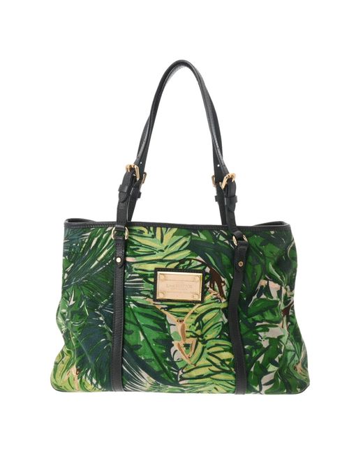 Louis Vuitton Green Ailleurs Cabas Canvas Tote Bag (pre-owned)