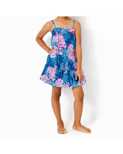 Lilly Pulitzer Alessia Mini Dress in Blue | Lyst