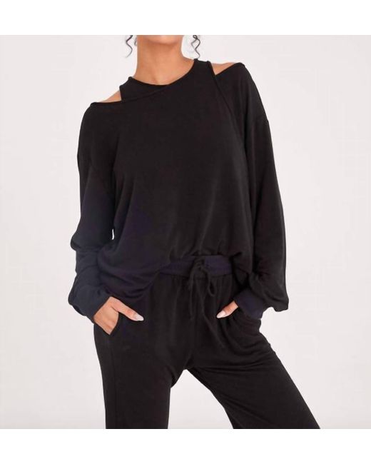Project Social T Black Osaka Cut Out Sweatshirt