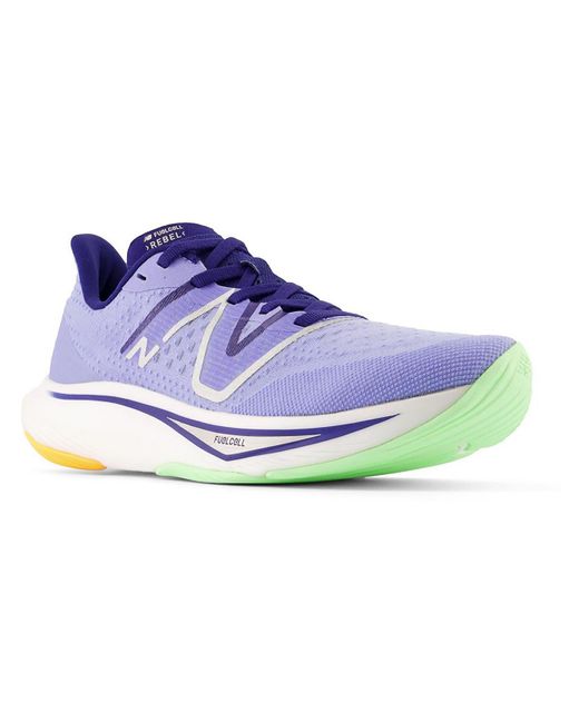 New Balance Blue Fuel Cell Rebel V3 Fitness Lifestyle Running & Training Shoes