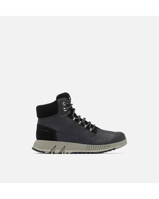 Sorel Black Mac Hill Lite Mid Plus Sneakers for men