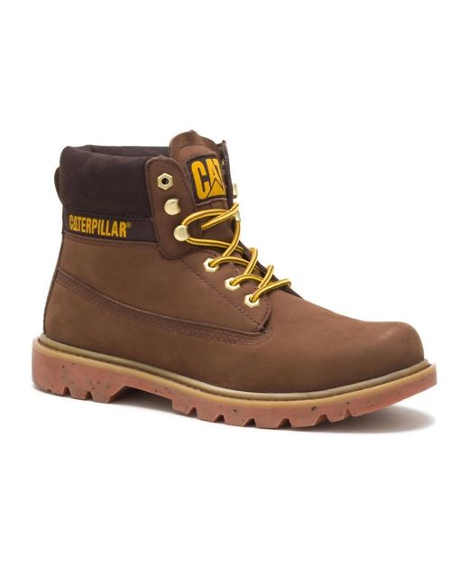 Caterpillar Brown E Colorado Work Boots for men