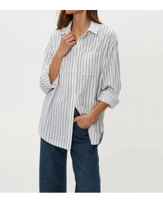 Michael Stars Gray Beau Button Down