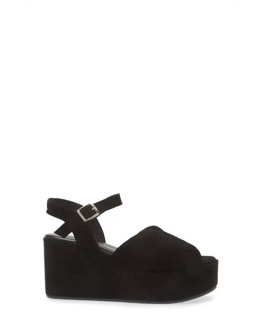 Cordani Black Jenna Platform Wedge Sandal