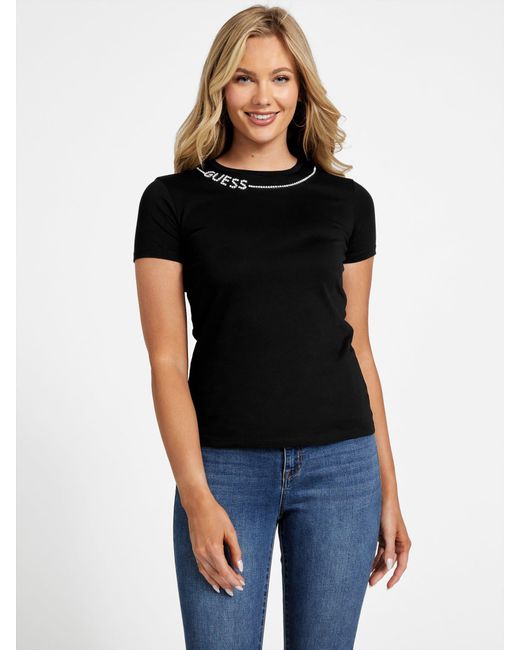 Guess Factory Black Eco Charies Tee
