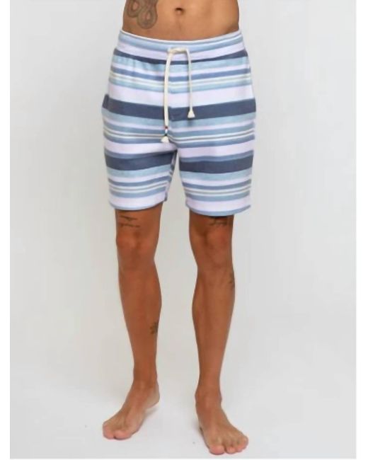 Sol Angeles Blue Stripe Short for men
