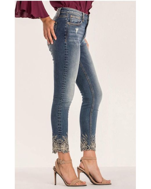 Miss Me Blue Light Of The Day Skinny Jeans