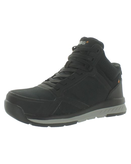 Bogs Black Sandstone Mid Composite Toe Comfort Work & Safety Boots