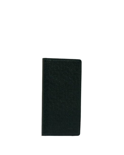 Louis Vuitton Black Couverture Agenda De Poche Leather Wallet (pre-owned) for men