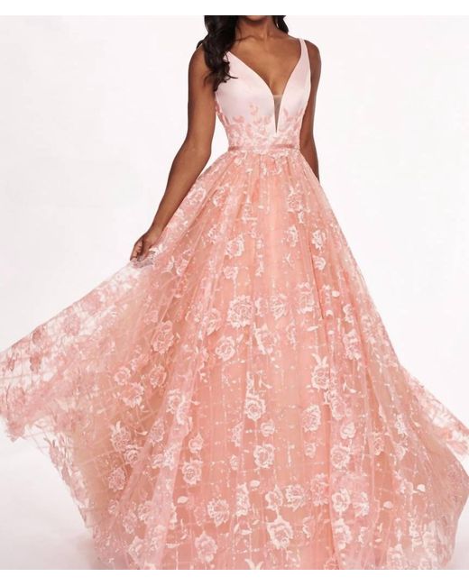 Rachel Allan Pink Prom Dress