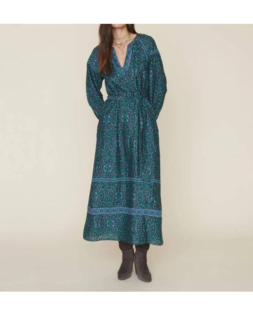 Xirena Blue Isobel Maxi Dress