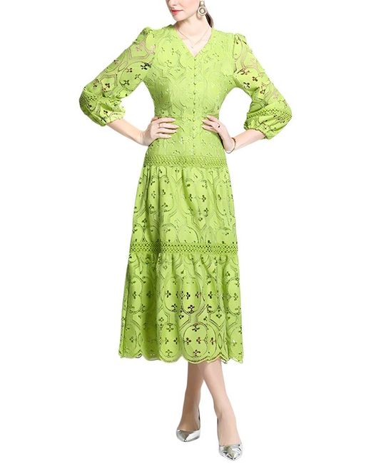 Tedora Green Dress