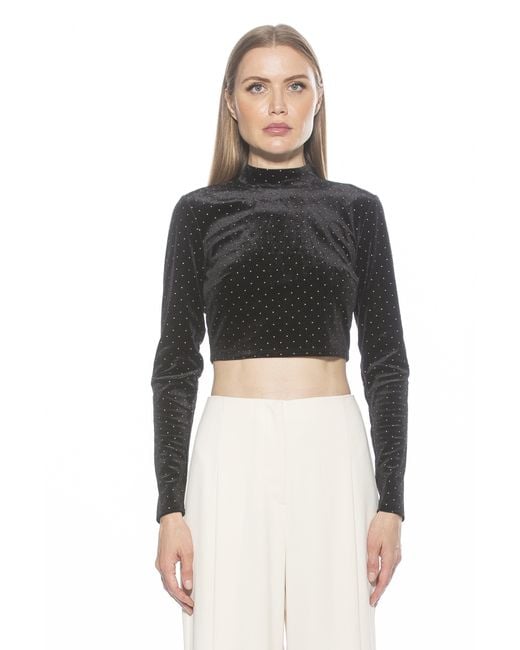 Alexia Admor Black Ari Top
