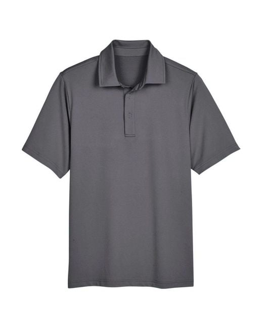 Devon & Jones Gray Crownlux Performance Range Flexpolo for men