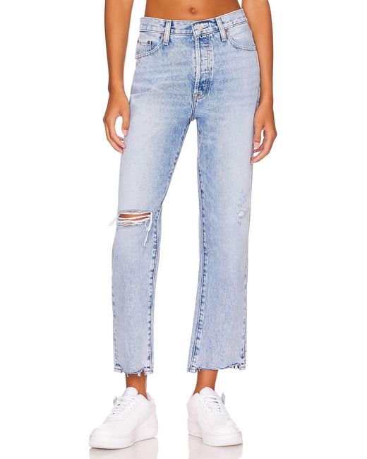 Pistola Blue Charlie High Rise Classic Straight Ankle Jeans