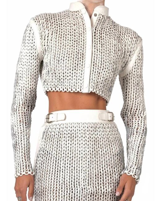 NonChalant Label White Rafa Jacket