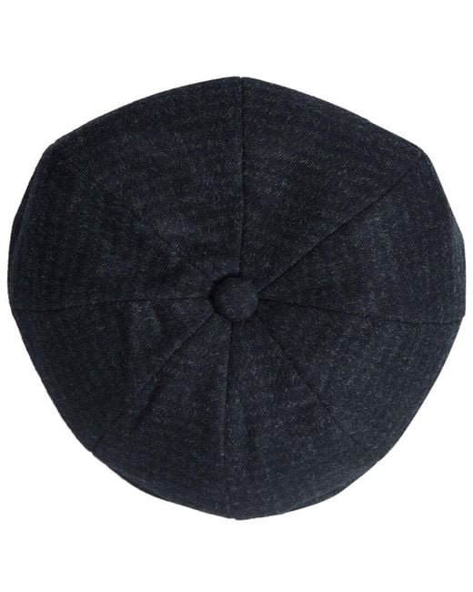 Reiss Blue Arbor Baker Boy Wool-Blend Hat for men
