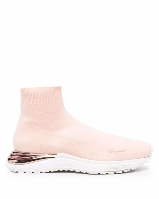 Ferragamo Pink Sneakers