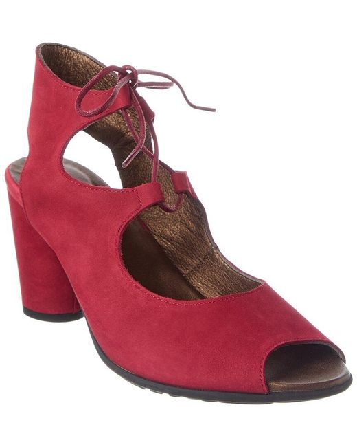 Arche Pink Leioni Leather Flat