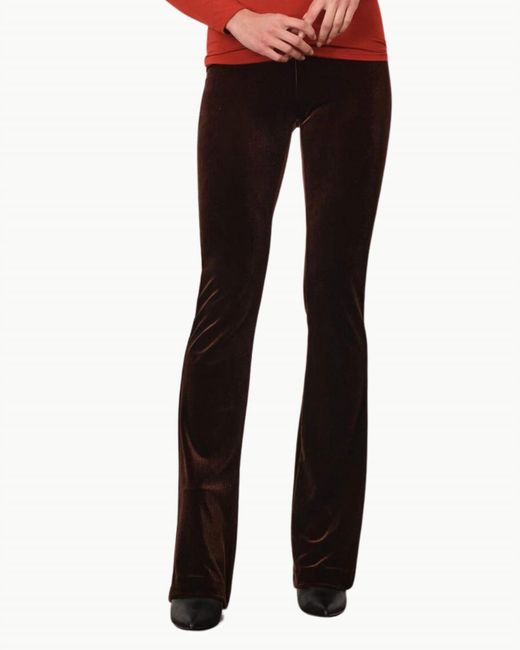 Avenue Montaigne Black Bellini Velvet Pant