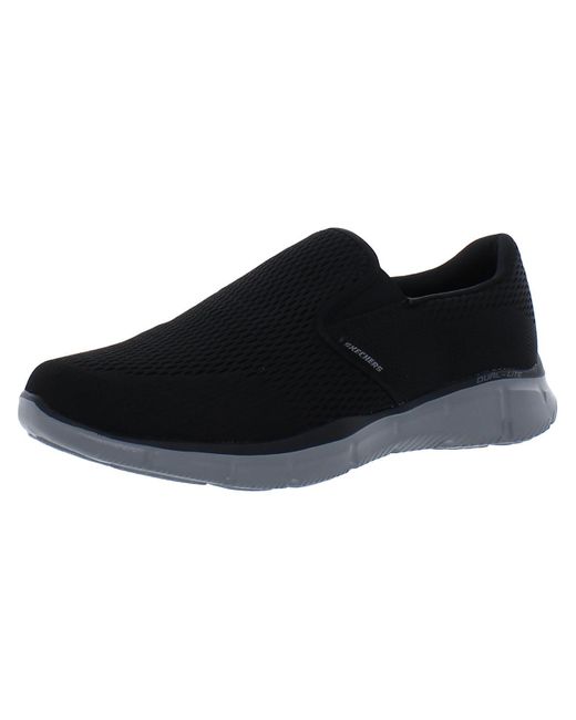 Skechers Equalizer-double-play Memory Foam Wide Fit Casual Shoes in Black  for Men | Lyst