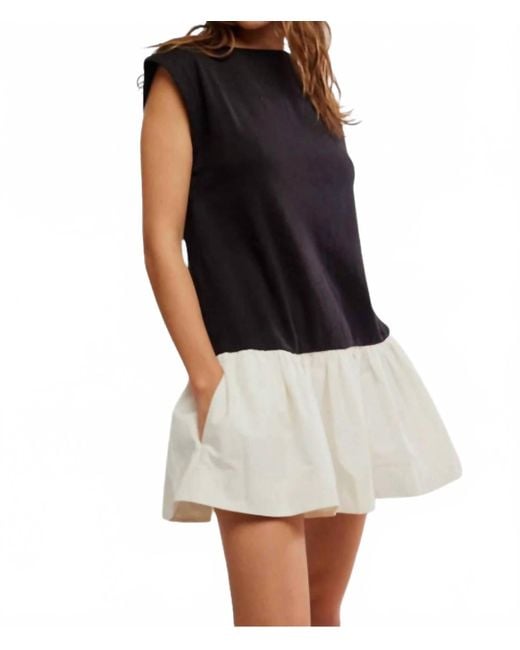 free people drop waist mini dress Free People Free-est Lexi Drop-Waist Mini Dress – White Chocolate Couture main image 0