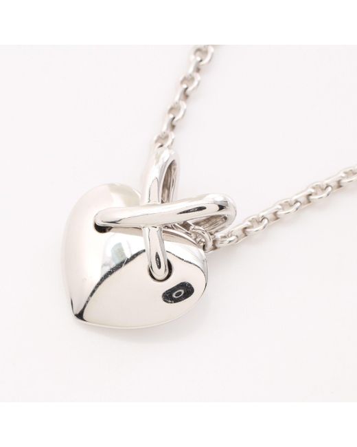 Chaumet Natural Lian Heart Necklace K18wg Gold